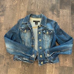 Calvin Klein cropped Denim Jacket, S, EUC, Lightwash